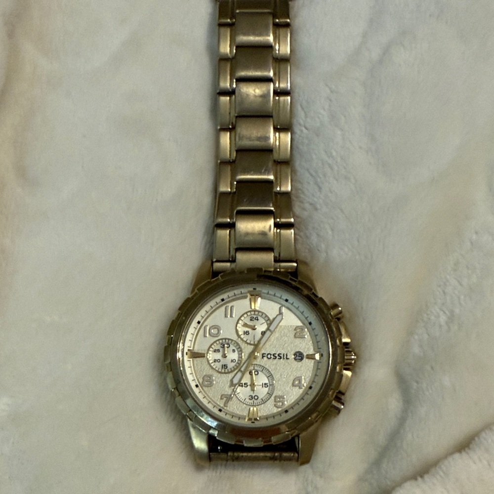 Fossil Stainless Steel Chronograph Watch